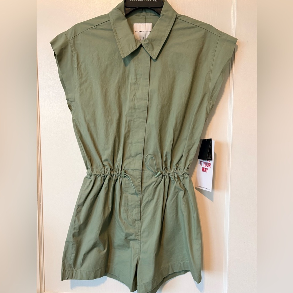 Celebrity Pink Sage Mini Romper